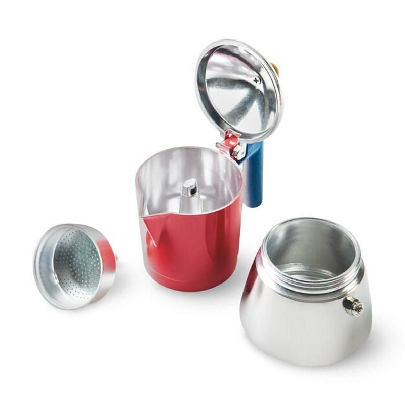 エスプレッソメーカーポット190mlカラフル直火IH対応MoMACoccaMokaEspressoPot