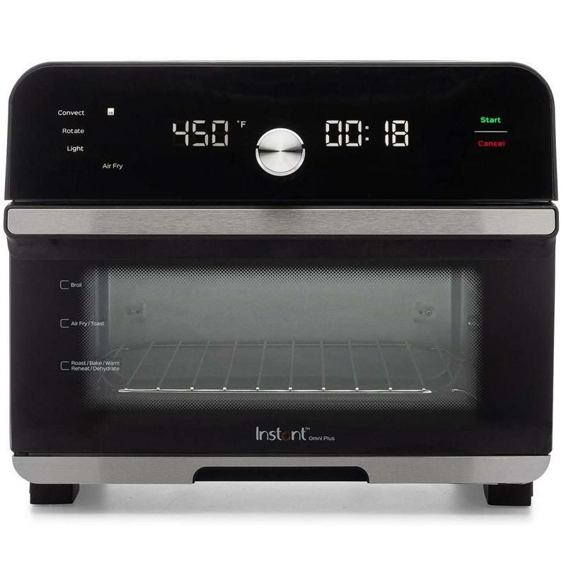 10-in-1マルチオーブン18Lノンフライヤーコンベクショントースターロティサリー食品乾燥インスタントオムニプラスInstantOmniPlus10-in-1AirFryerToasterOvenCombo18-Liter家電