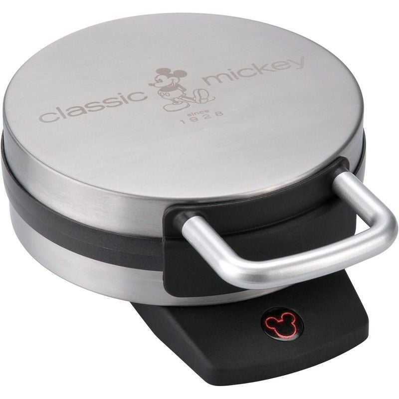 家庭用ディズニークラシックミッキーマウスワッフルメーカーDisneyDCM-1ClassicMickeyWaffleMaker,BrushedStainlessSteel家電