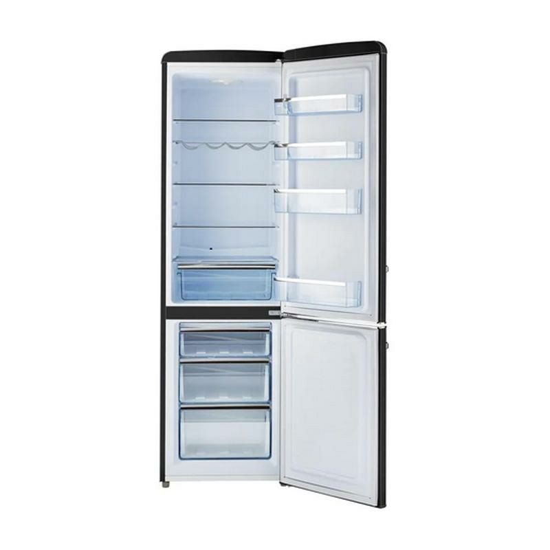レトロ冷蔵庫 冷凍庫 246L 幅55cm 2ドア ボトムフリーザー Unique
