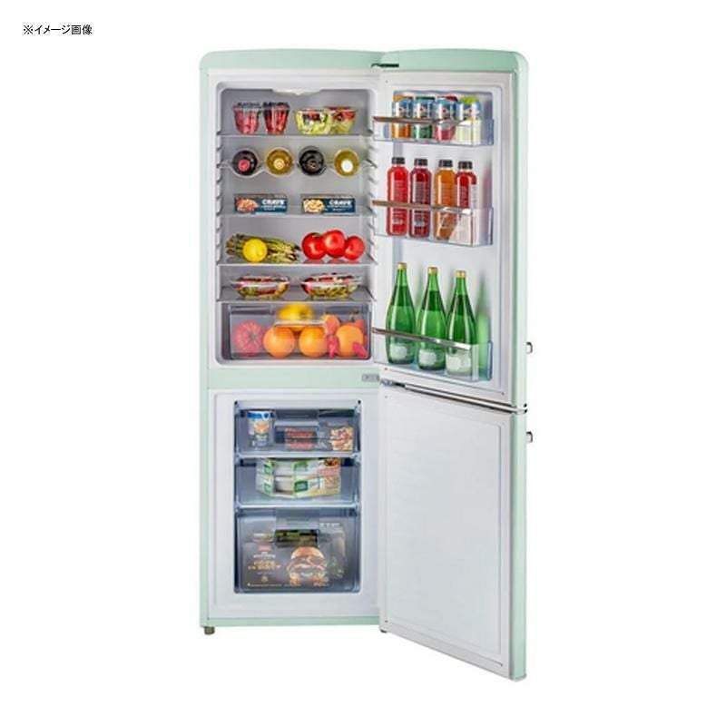 冷蔵庫 冷凍庫 2ドア 198L Retro 21.6 in. 7 cu. ft. Bottom Freezer