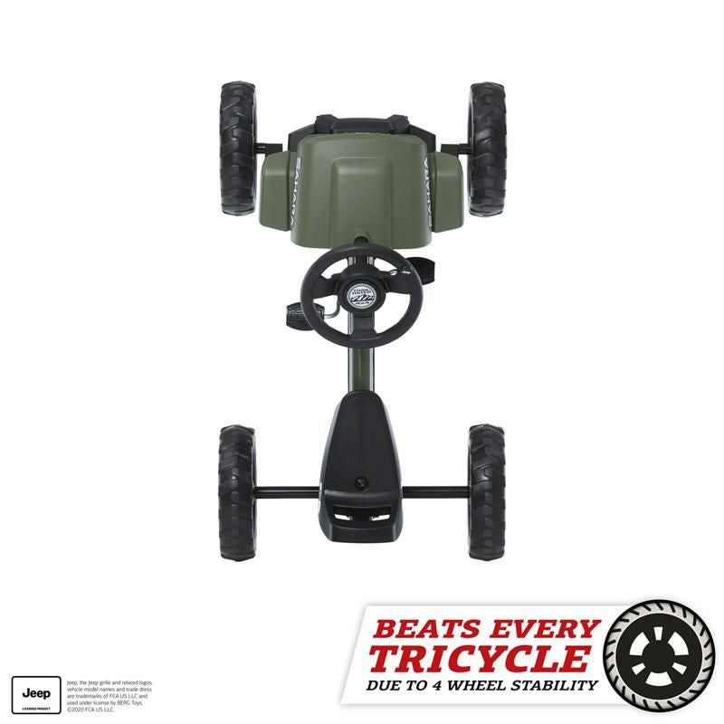 乗用玩具 ペダルゴーカート ジープ サハラ 乗り物 BERG Buzzy Jeep