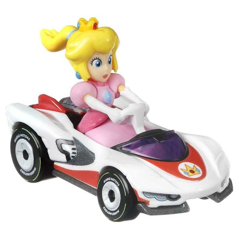 ホットウィール マリオカート おもちゃ 4個セット 車 ヨッシー ピーチ