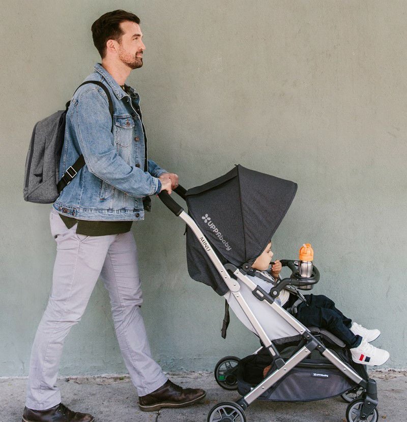 ベビーカー軽量3か月から23kgまでUPPAbabyMINUStroller-DEVIN(lightgrey/silver/chestnutleather)
