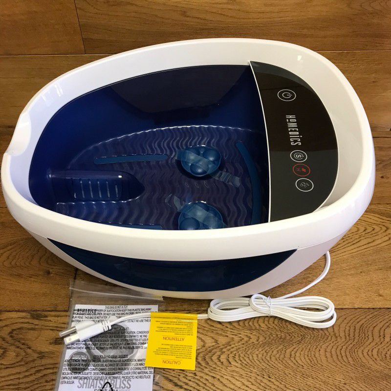 フットバス加温指圧バブルスパ足湯HomedicsShiatsuFootbathWithHeatBoostFB-655HJ家電