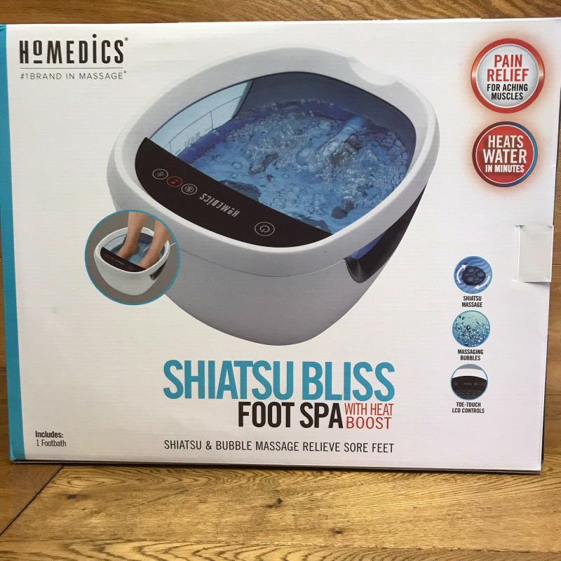 フットバス加温指圧バブルスパ足湯HomedicsShiatsuFootbathWithHeatBoostFB-655HJ家電