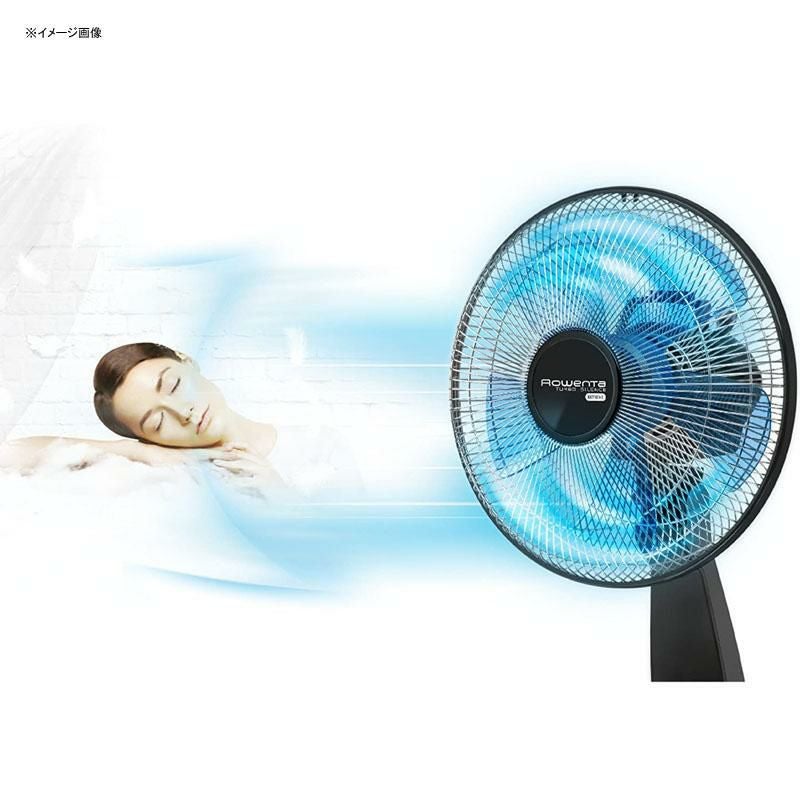 扇風機ターボ静音直径30cmテーブルファン4スピードブラック黒RowentaVU2631TurboSilenceTableFan,PortableFan,4SpeedFanwithUserFriendlyTurnDial家電