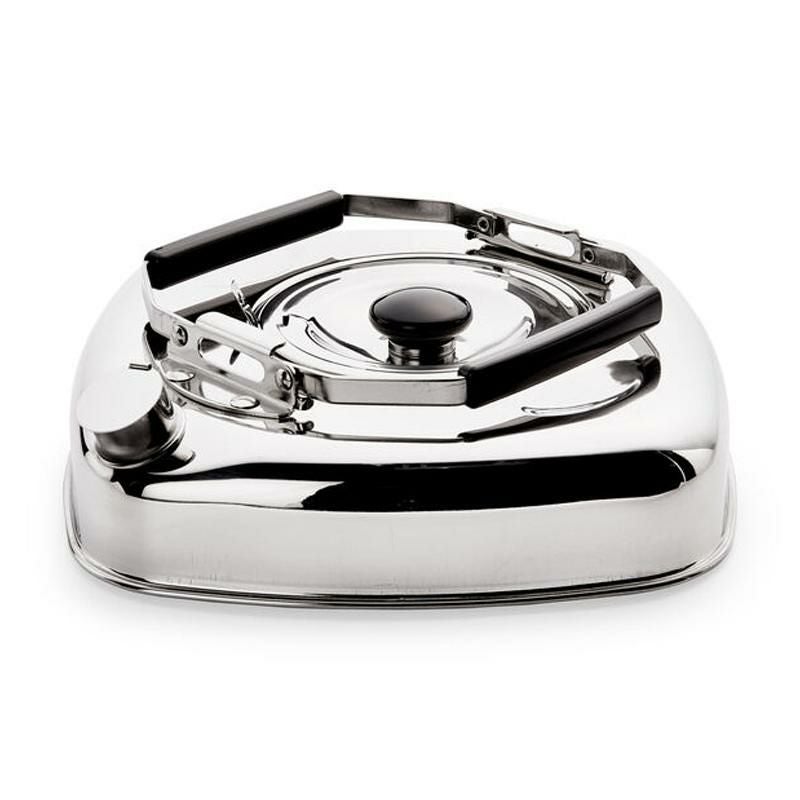 平らなやかん1.5LキューブケトルステンレスIH対応日本製逆輸入四角スクエア薄いMoMACubeKettle