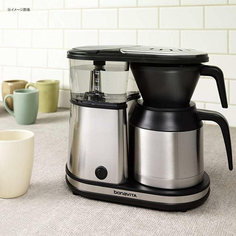 コーヒーメーカーステンレスカラフェ5カップワンタッチクロムボナビータBonavita5-CupOne-TouchCoffeeMakerFeaturingThermalCarafe,BV1500TS家電