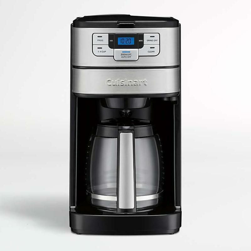 クイジナート コーヒーメーカー ガラスカラフェ 豆挽き付 12カップ