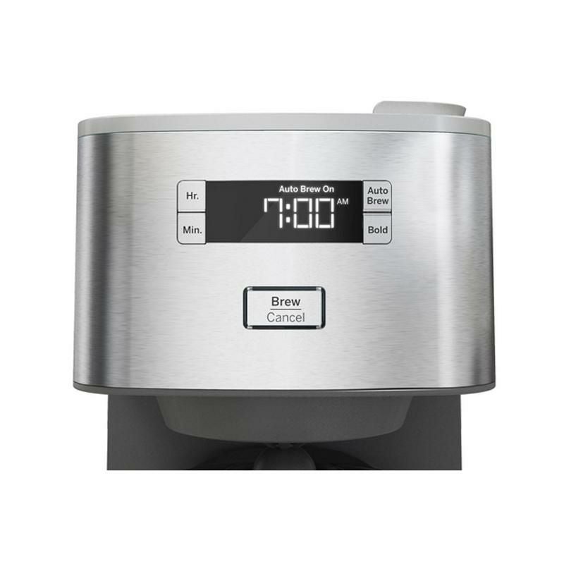 コーヒーメーカー10カップステンレスタイマー機能GE10-CupStainlessSteelDripCoffeeMakerwithThermalCarafe家電