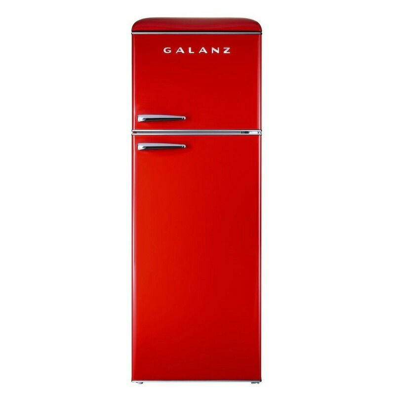 冷蔵庫冷凍庫340L2ドアレトロGalanzGLR12TRetroTopMountRefrigerator,12.0CuFt家電