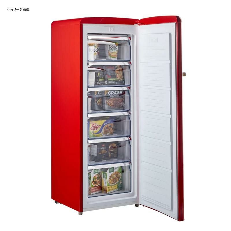 冷凍庫 156L 引き出し 6段 クラシック レトロ Unique Classic Retro