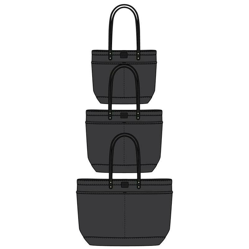 ジッパートートアメリカ製レザーストラップブラック黒コットンツイルバッグARTIFACTBlackTwillZipperTotew/LeatherStraps