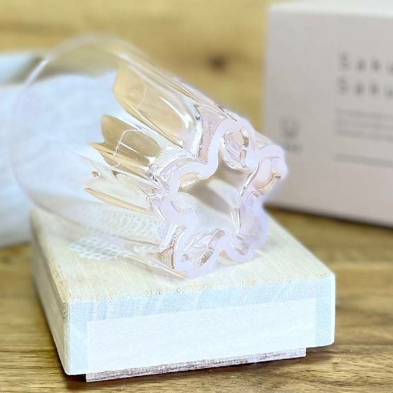 さくらさく サケグラス 桜色 100% SAKURASAKU GLASS SAKE | アルファ