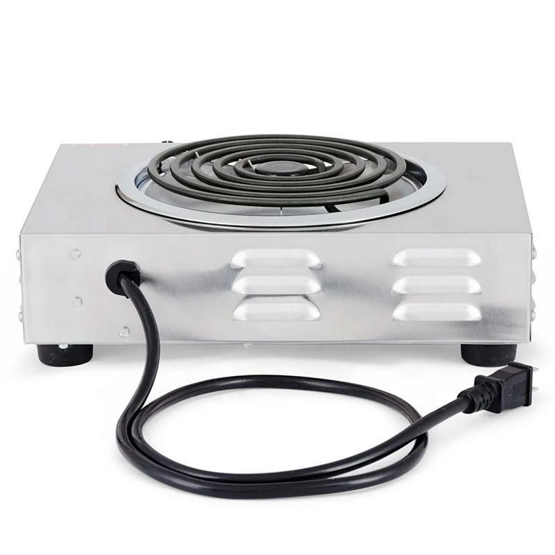 電気コンロ直径20cm1口渦巻きCadcoCSR-3T14"ElectricHotplatew/(1)Burner&InfiniteControls,120v家電