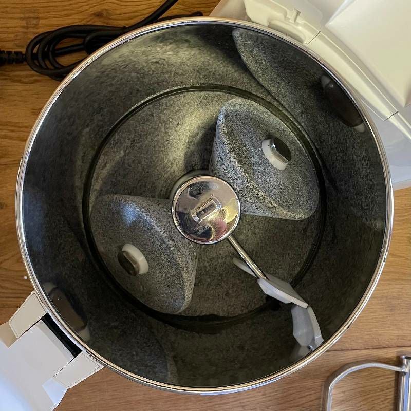 ウェットグラインダー電動製粉機グレインミル小麦粉インド料理イドゥリウラドドークラワダドーサULTRAMiniTableTop1.25LWetGrinderwithAttaKneader家電