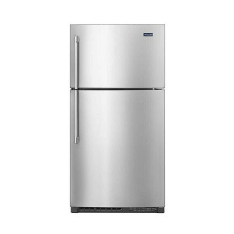 冷蔵庫 冷凍庫 2ドア 幅84cm ステンレス 595L MAYTAG 33-INCH WIDE TOP