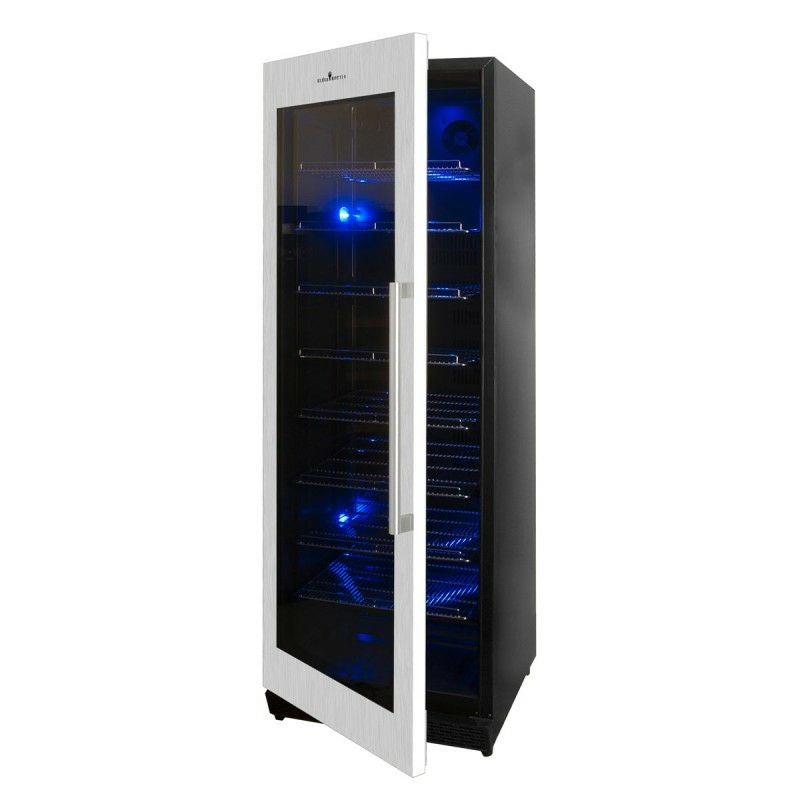 冷蔵庫405L625缶高さ183cmガラスドアブラックキングスボトルKingsbottle72"LargeBeverageRefrigeratorWithClearGlassDoor家電