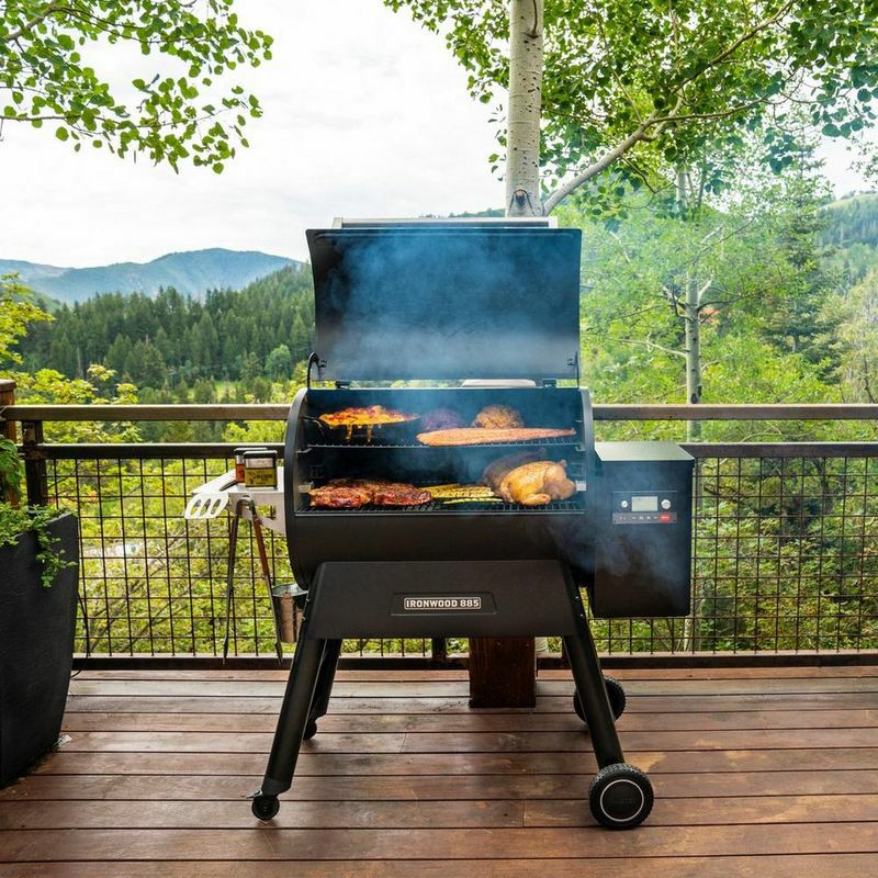Traeger Ironwood 885 ペレットBBQグリル 燻製スモーカー WiFIRE温度