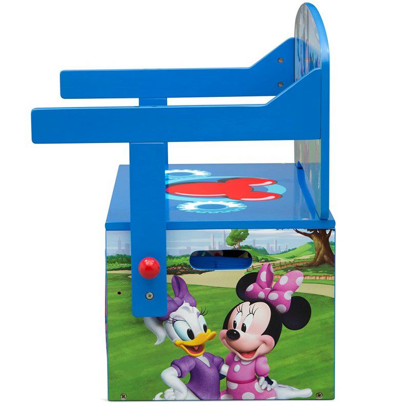 子供用 机 チェアー ベンチ 収納付き ディズニー 椅子 幼児 一台二役