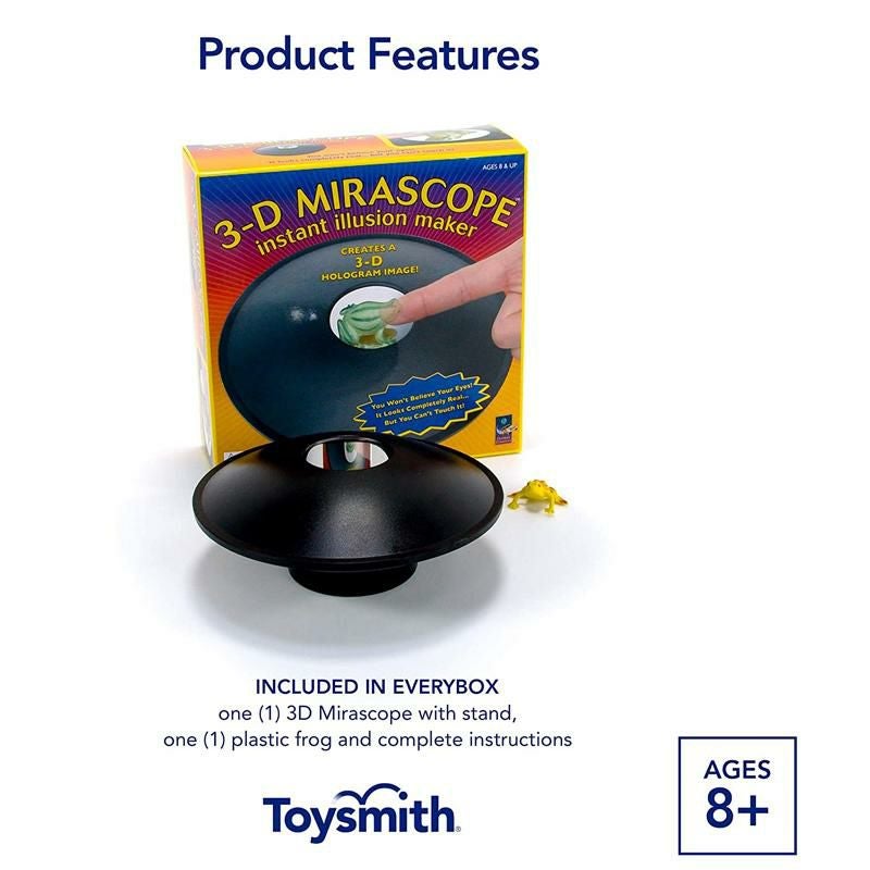 ミラスコープ3Dホログラム投影錯覚トリックおもちゃToysmith3-DMirascope