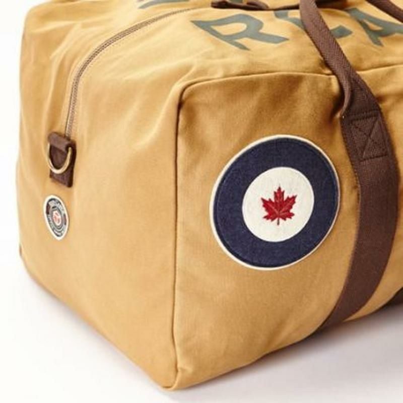 RICAFバッグカナダ空軍キャンバスREDCANOERCAFLARGEKITBAG