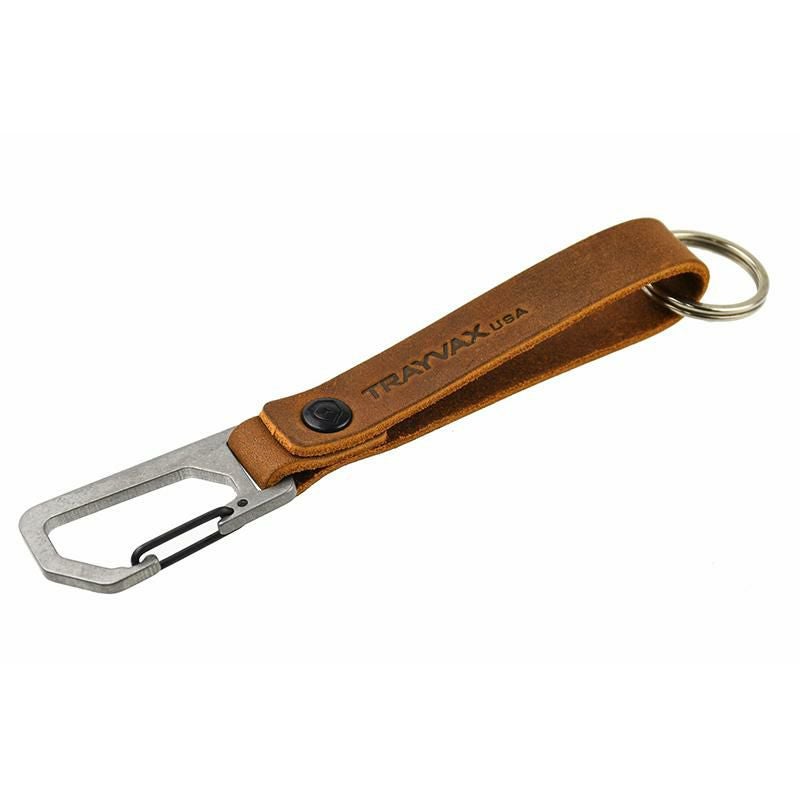レザー 革 キーチェーン カラビナ アメリカ製 trayvax KEYTON CLIP