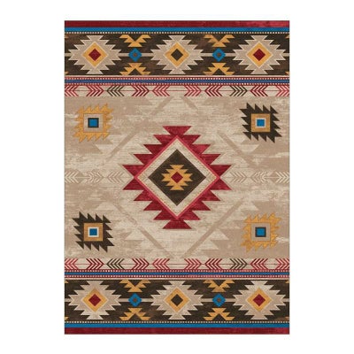 ラグアメリカ製EnduraStranナイロンウイスキーリバーナチュラルCobaltCreekRugsWhiskeyRiver-Natural