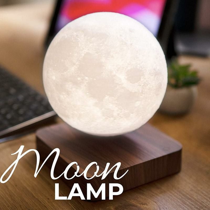 ムーン ランプ 月 ライト 浮く 回転 インテリア Levitating Moon Lamp