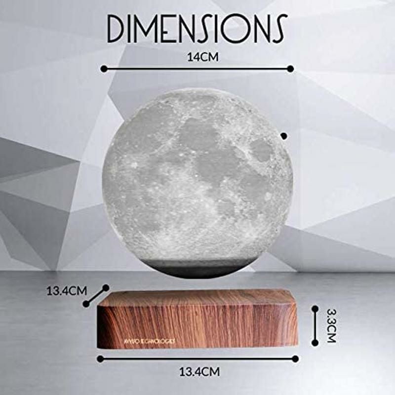 ムーン ランプ 月 ライト 浮く 回転 インテリア Levitating Moon Lamp