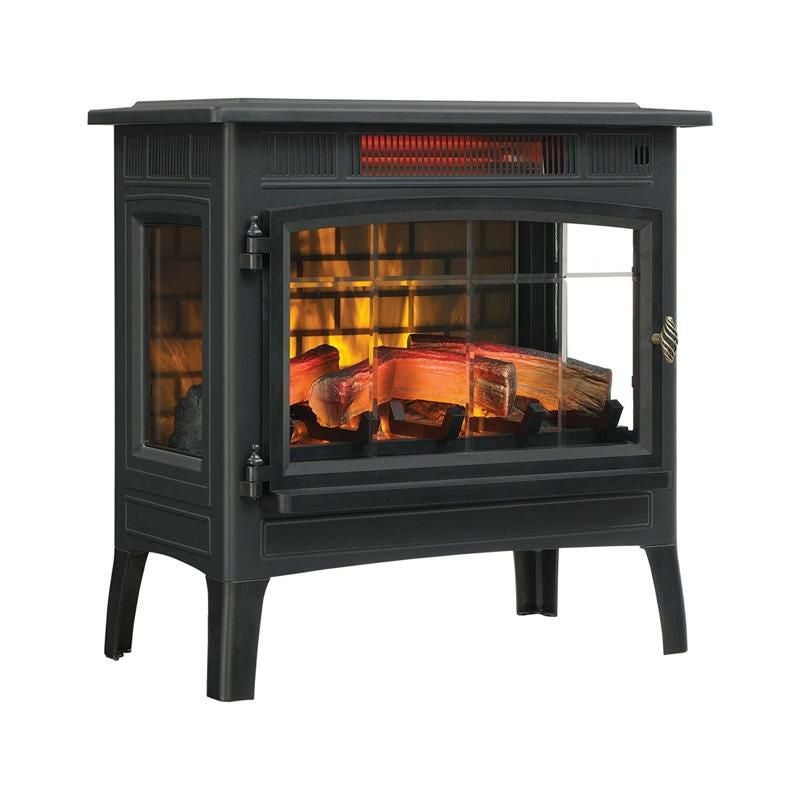 暖炉型 ヒーター 3D 赤外線 電気 ストーブ リモコン付 Duraflame 3D