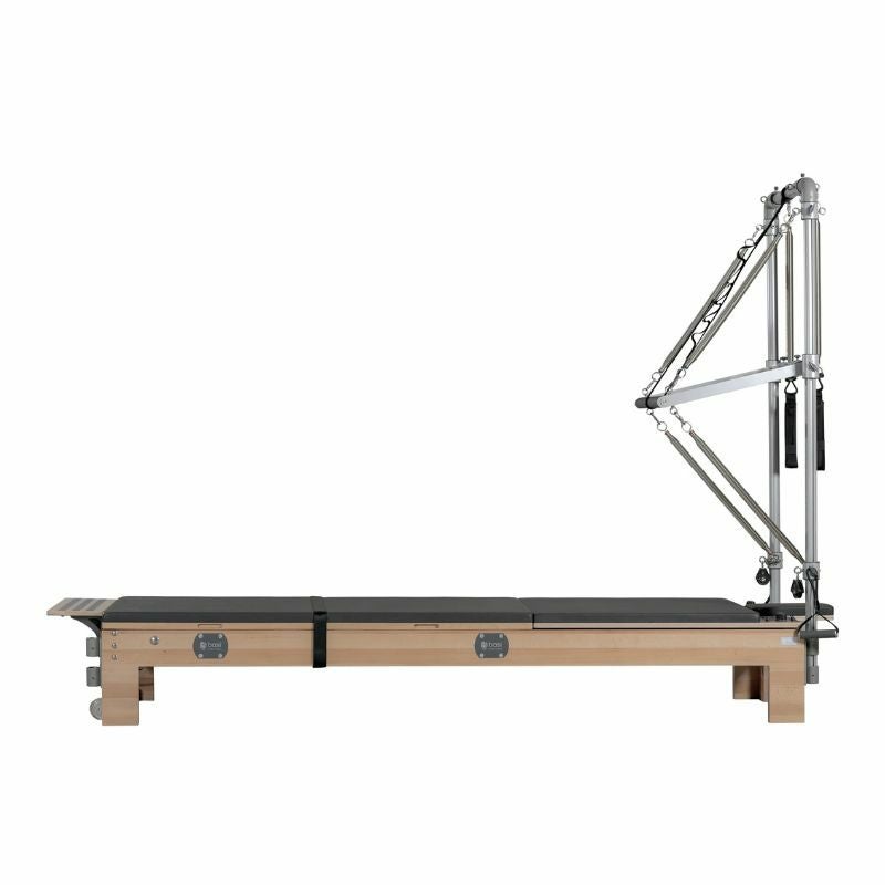 ピラティスリフォーマーウッドBASISYSTEMSWOODPILATESREFORMERWITHHALF-TRAPEZETOWER