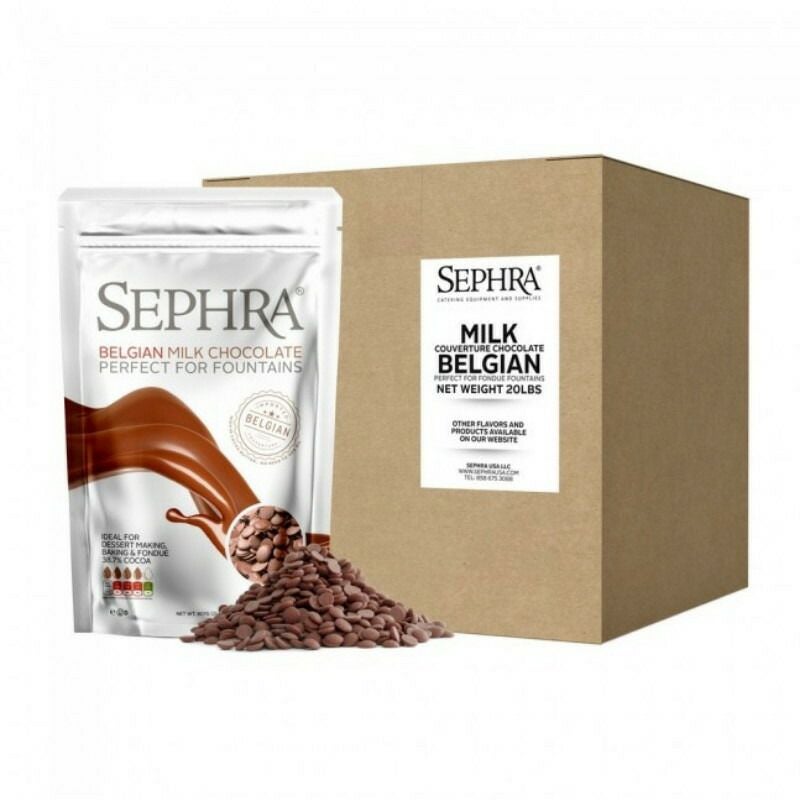 セフラベルギーダークセミスウィートチョコレートチョコレートファウンテンに最適SephraBelgianDarkSemiSweetChocolatebox