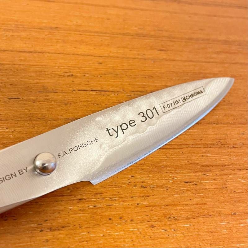 Chroma クロマ TYPE 301 P-09 HM ペティナイフ 77mm ポルシェデザイン