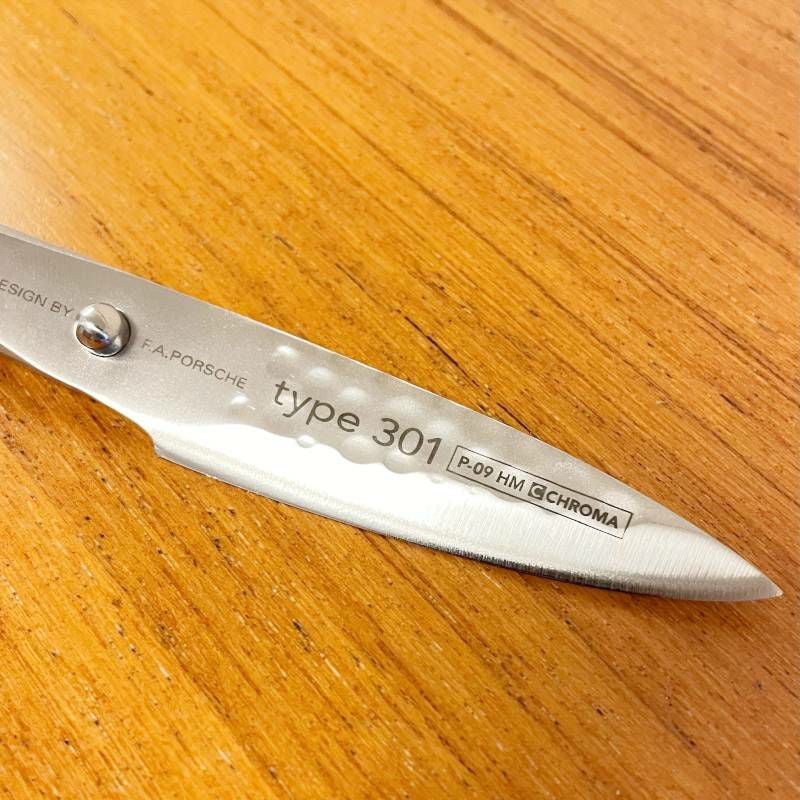 Chroma クロマ TYPE 301 P-09 HM ペティナイフ 77mm ポルシェデザイン