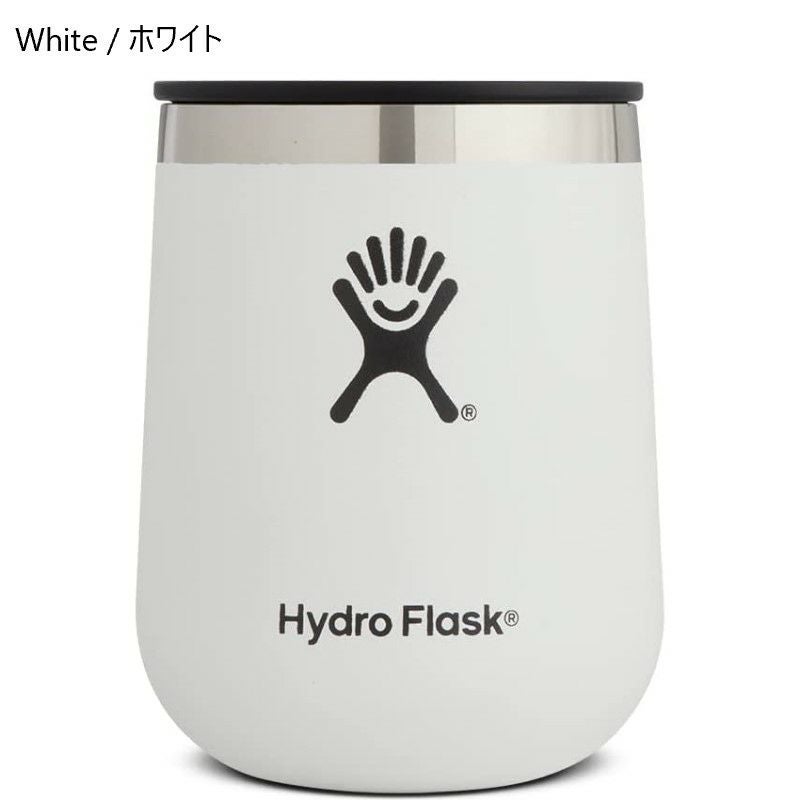 ハイドロフラスク295mlステンレスワインタンブラー魔法瓶保冷保温HydroFlask10ozWineTumbler-StainlessSteelReusableWineTravelCupwithLid-VacuumInsulated