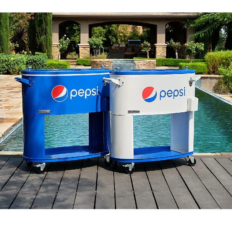 ペプシ ドリンクカート カート型 クーラーボックス 76L Pepsi Outdoor