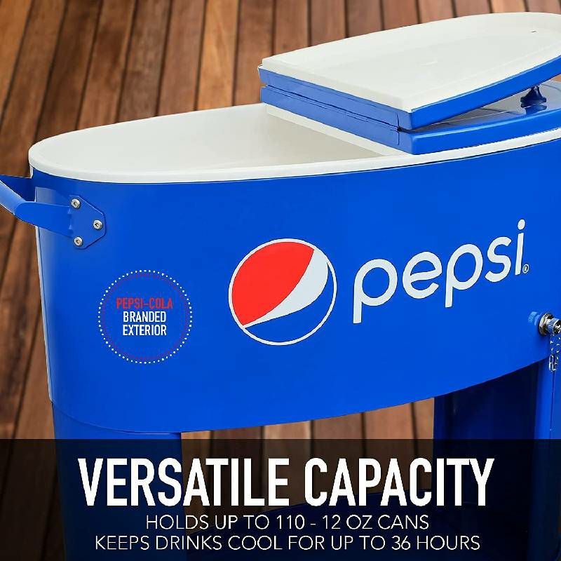 ペプシ ドリンクカート カート型 クーラーボックス 76L Pepsi Outdoor