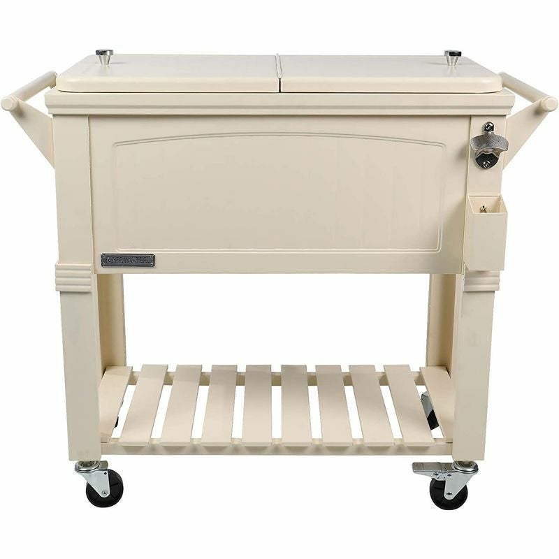 コカコーラ カート型 クーラーボックス 76L キャスター 栓抜き トレー