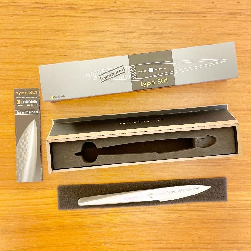 ポルシェデザイン　type 301 牛刀（小） ペティナイフ セット ポルシェデザイン ハンマー 贈り物