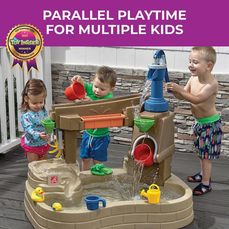 水遊び遊具アメリカ製Step2Pump&SplashDiscoveryPond