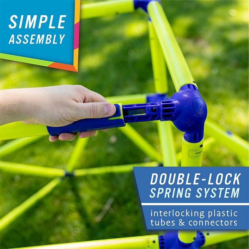 ジャングルジムクライミングタワー登る運動遊びEezyPeezyMonkeyBarsClimbingTower-ActiveOutdoorFunforKidsAges3to8YearsOld,Green/Blue