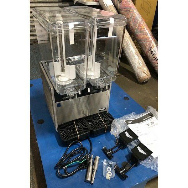 ドリンクサーバー ダブル ディスペンサー 20L×2 パドル攪拌 冷却機能