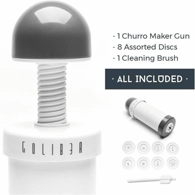 チュロス 絞り メーカー 形 8種 Goliber Churro Maker Machine - 8