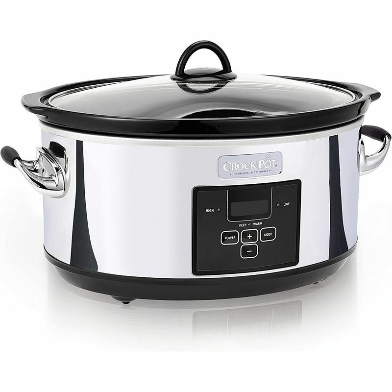 スロークッカー 3.8L クロックポット 持ち運びに便利 Crockpot 4-Quart