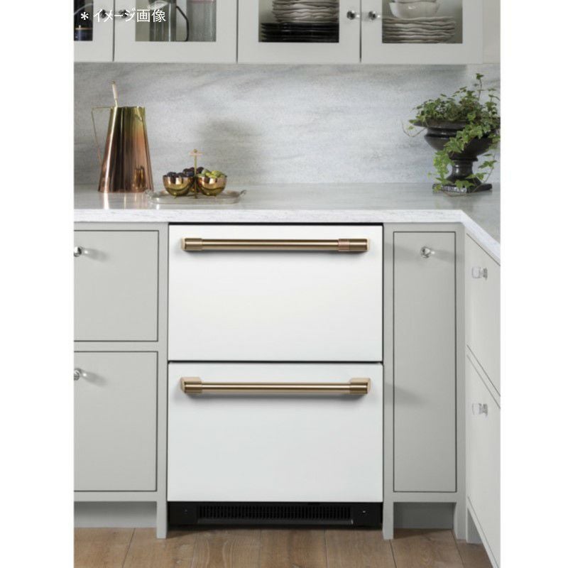 冷蔵庫161L引き出しアンダーカウンターステンレスカフェCafe24InchBuilt-InDualDrawersRefrigerator