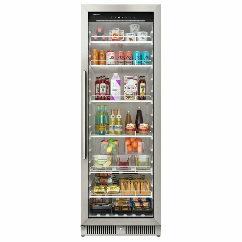 ビルトイン冷蔵庫396Lワイヤーシェルフ6段EdgeStarVBR64014Cu.Ft.Built-InCommercialBeverageMerchandiser