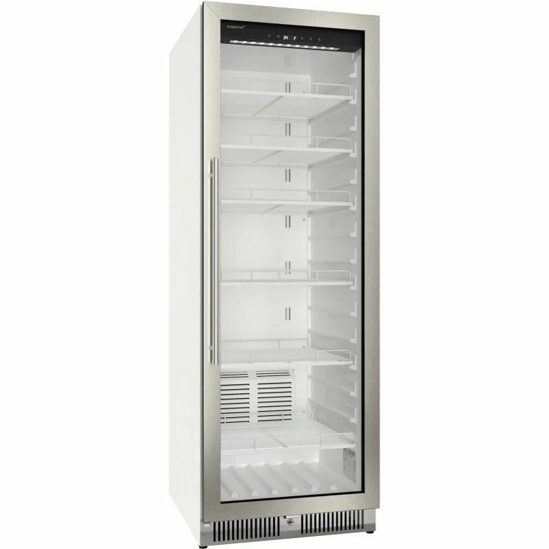 ビルトイン冷蔵庫286Lリバーシブルガラスドアワイヤーシェルフ4段鍵付EdgeStarVBM13124InchWide13.7Cu.Ft.CommercialBeverageMerchandiserWithTemperatureAlarmandReversibleDoor家電【代引不可】