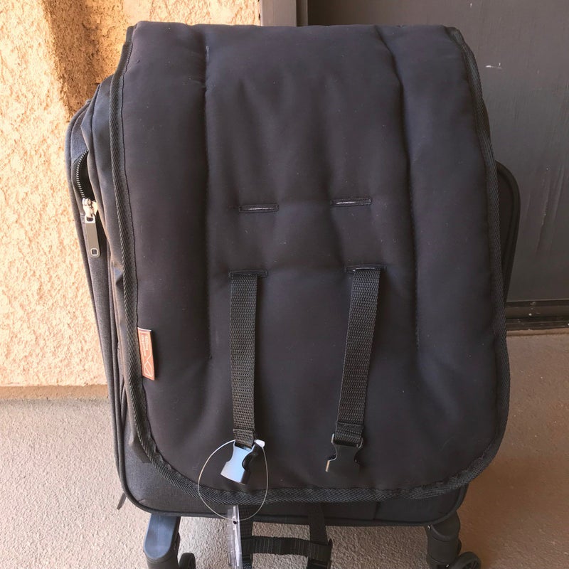 子供が乗れるスーツケース4輪幼児用トラベルシート付クッションベルトブラック旅行MountainBuggyskyrider